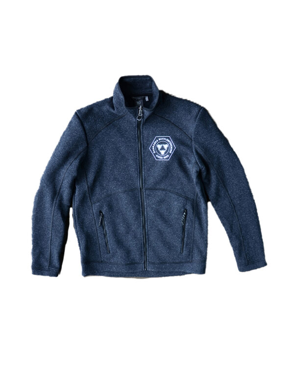 Dame Fleece Cardigan med logo - Image 2